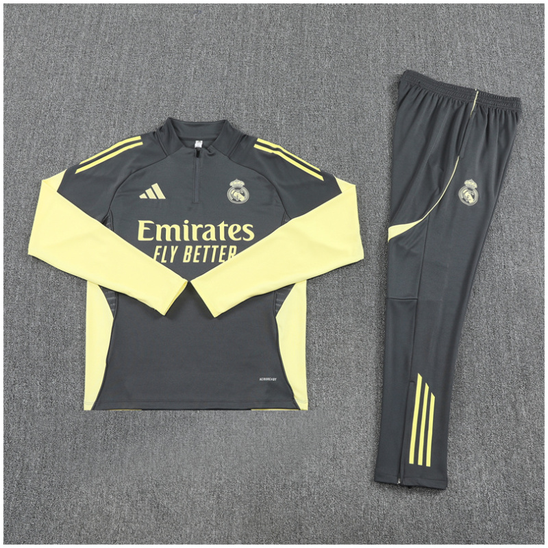 Tenue d’Entraînement Real Madrid Enfants Gris 2025/26