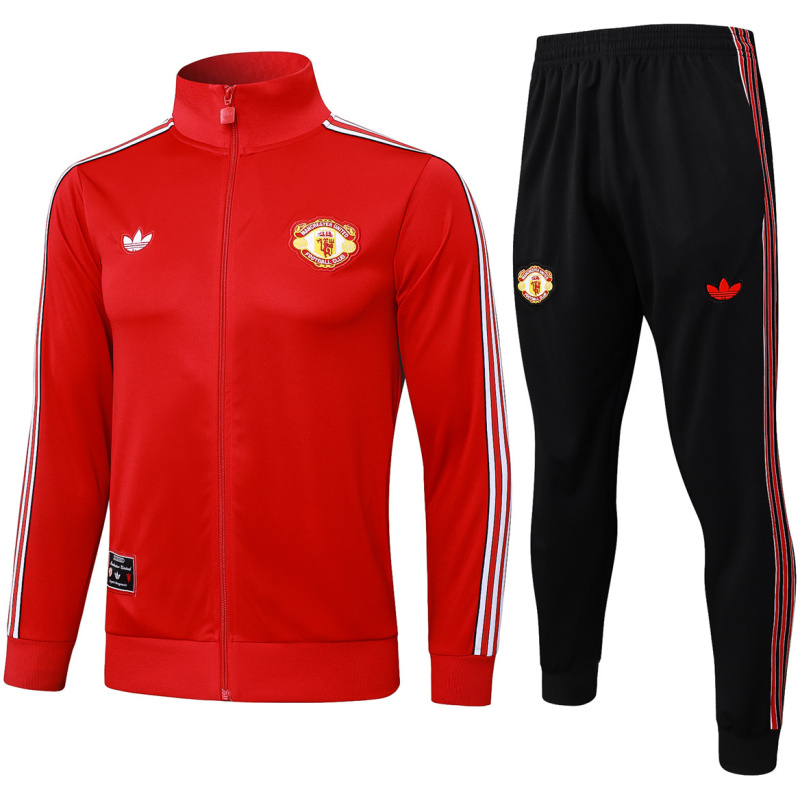 Survêtement d’Entraînement Manchester United Homme Veste + Pantalon Rouge 2025/26