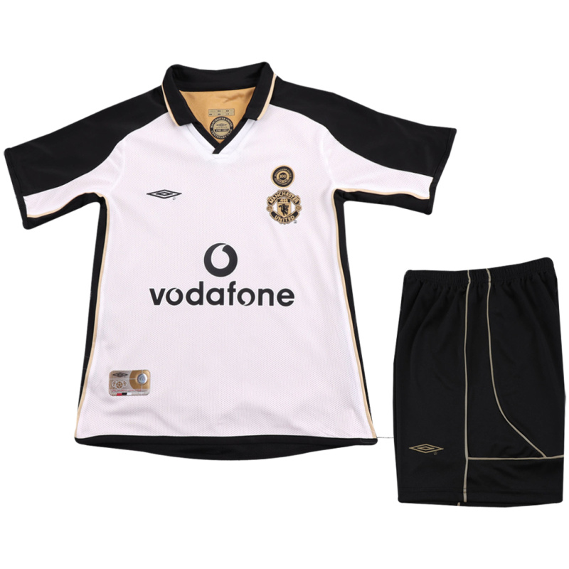 Maillot Réversible Rétro Manchester United du Centenaire pour Enfants 2001/02