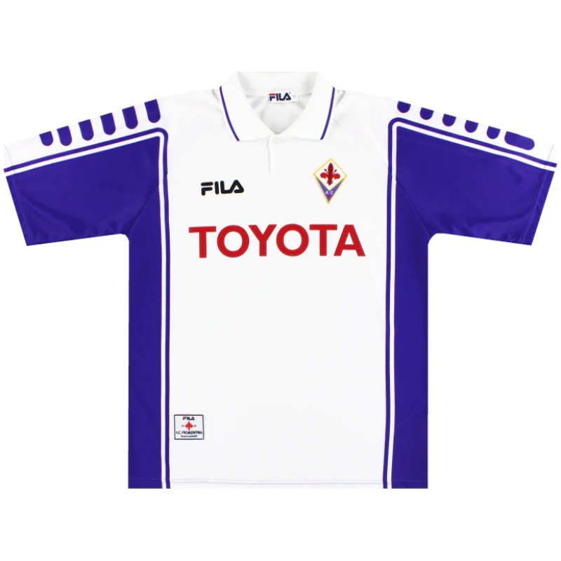 Homme ACF Fiorentina Maillot Extérieur Rétro 1999/2000