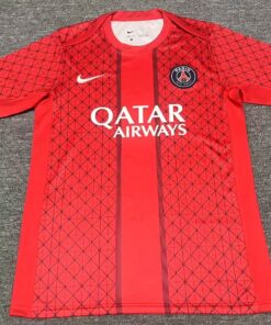Maillot d’Entraînement Court PSG Homme Rouge 2025/26
