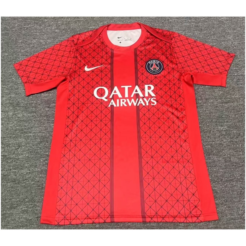Maillot d’Entraînement Court PSG Homme Rouge 2025/26