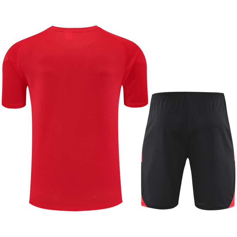 Manchester United Ensemble d’entraînement short Rouge Homme 2025/26