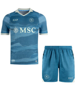 Maillot Bleu Édition Spéciale Enfant Napoli 2025/26