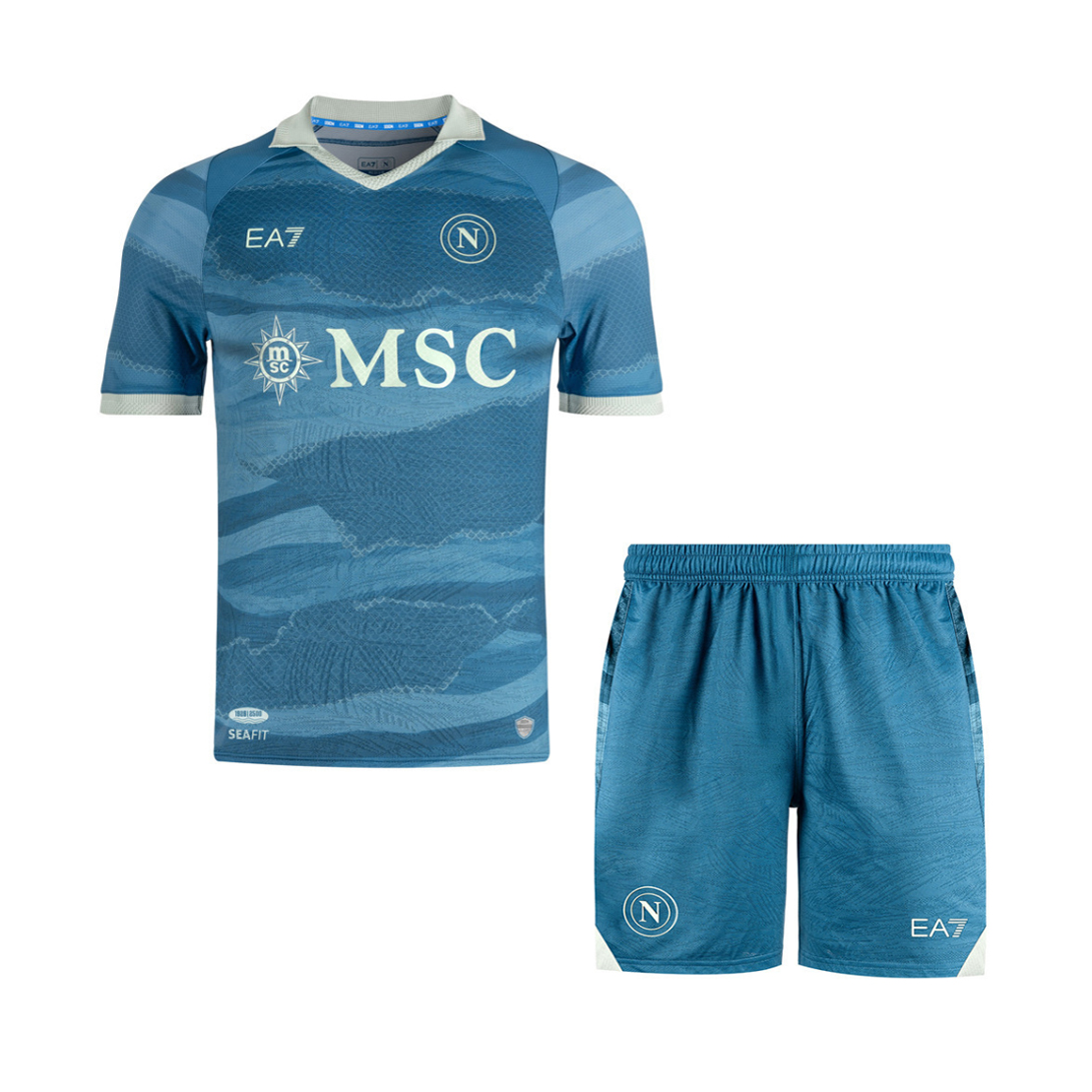 Maillot Bleu Édition Spéciale Enfant Napoli 2025/26