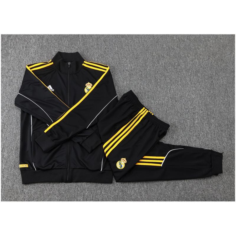Real Madrid Veste et Pantalon d’Entraînement pour Enfants Noir 2025/26