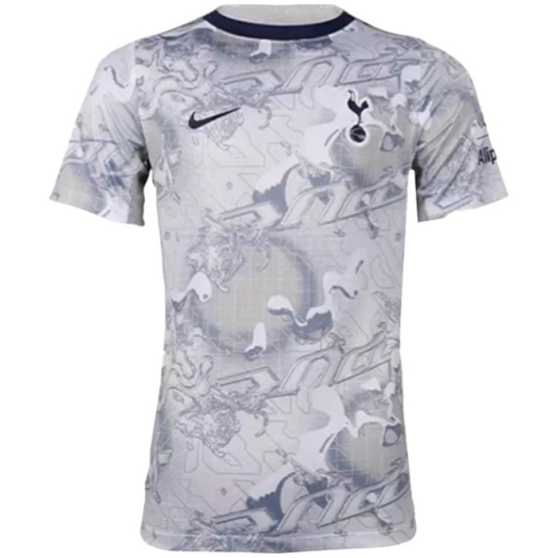 Maillot d’Entraînement Court Tottenham Hotspur Homme Gris Clair 2025/26
