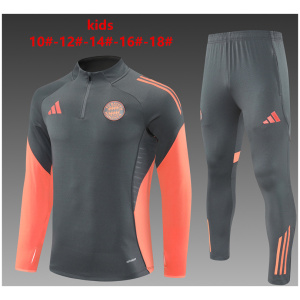 Survêtement d’entraînement Bayern Munich Enfants Gris 2025/26