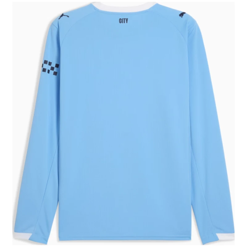 Maillot domicile manches longues Manchester City 2025/26 pour homme