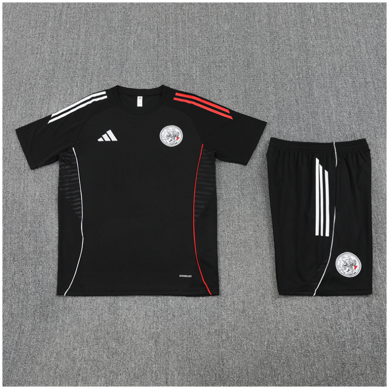 Survêtement court Enfants Ajax Noir 2025/26