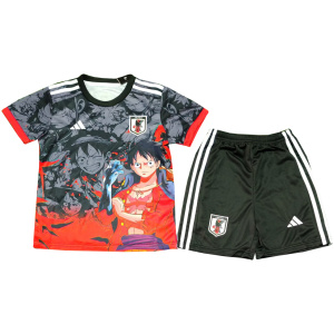 Maillot Enfant Japon Édition Spéciale Roi des Pirates Luffy Noir 2025/26