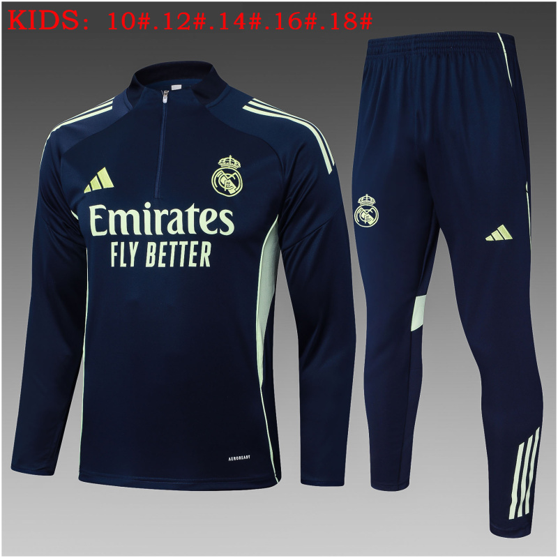 Tenue d’entraînement Real Madrid Enfants Royale 2025/26