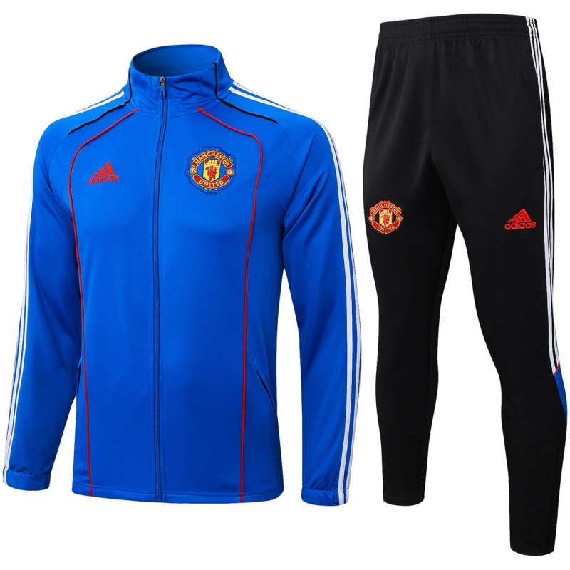 Veste et pantalon d’entraînement homme Manchester United Bleu 2025/26