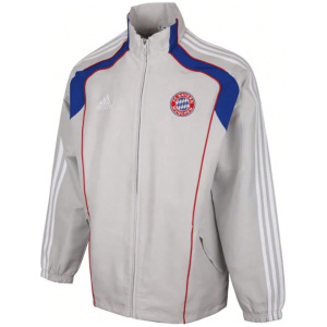 Veste coupe-vent toutes saisons pour hommes Bayern Munich Light Grey 2025/26