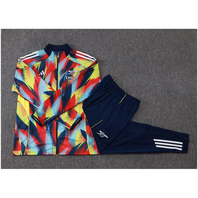 Veste et pantalon de survêtement pour enfants Arsenal coloré 2025/26 maillots bon marché
