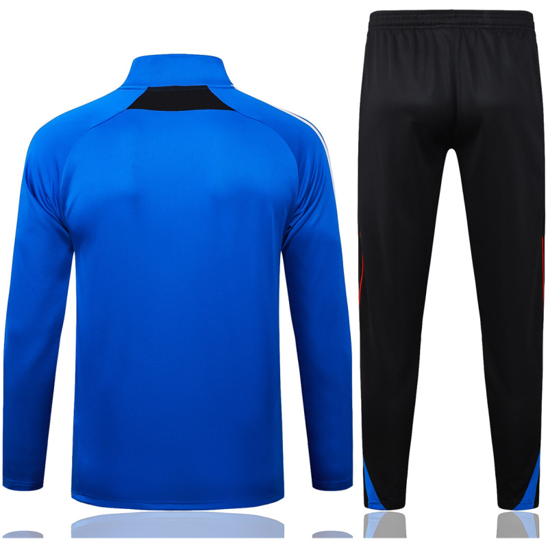 Combinaison d’entraînement homme Manchester United bleue 2025/26 maillots pas chers