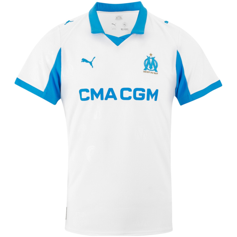 Maillot Domicile Olympique de Marseille Homme 2025 26 pas cher