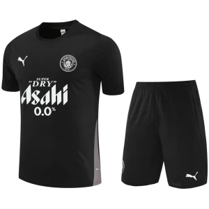 Tenue d’entraînement courte pour homme Manchester City noire 2025/26
