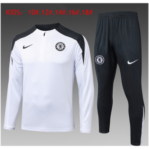 Survêtement d’entraînement Chelsea pour enfants blanc 2025/26