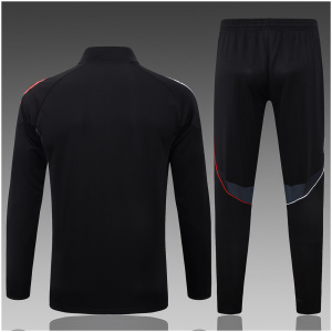 Ensemble de formation veste + pantalon Ajax pour enfants noir 2025/26