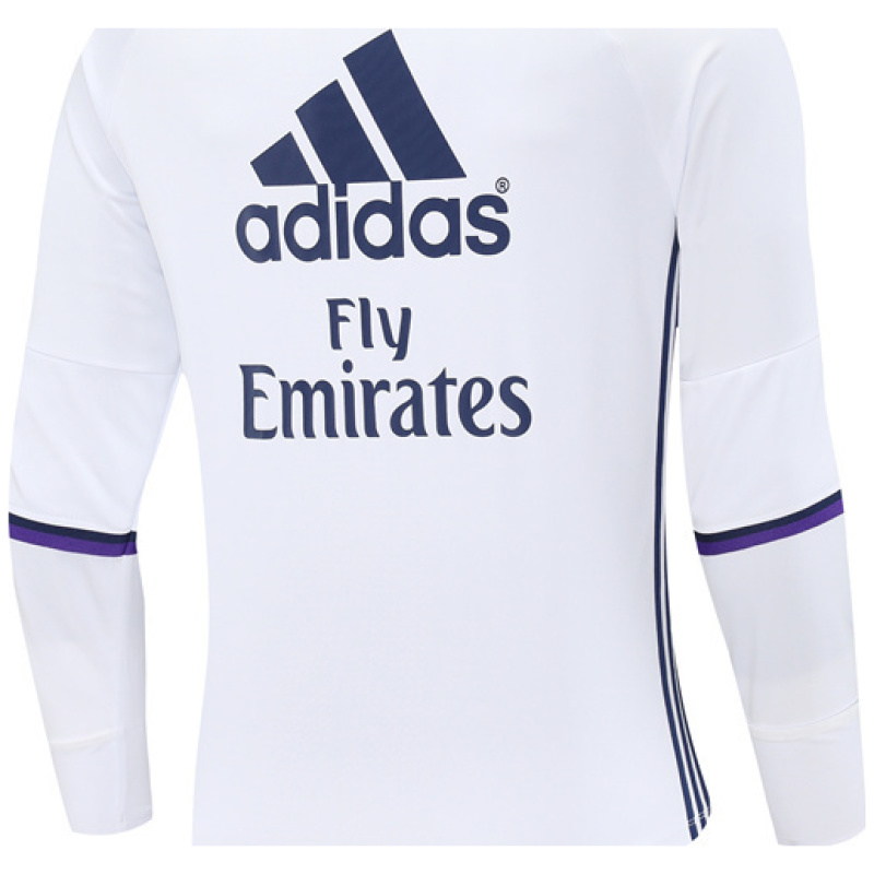 Haut d’entraînement rétro blanc pour hommes du Real Madrid 2016/17