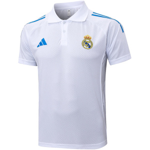 Polo homme Real Madrid blanc II 2025/26