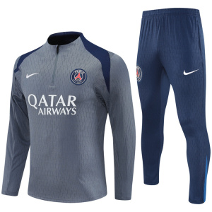 Ensemble d’entraînement PSG pour hommes gris 2025/26