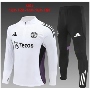 Tenue d’entraînement Manchester United pour enfants blanche 2025/26