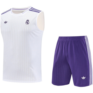 Maillot sans manches Real Madrid Homme Blanc 2025/26