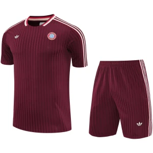Ensemble d’entraînement court pour hommes Bayern Munich Bourgogne 2025/26
