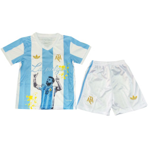 Maillot Édition Spéciale Argentine pour Enfants Messi 2025