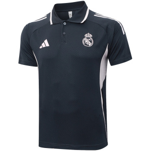 Polo Shirt Gris Homme Real Madrid 2025/26