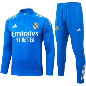 Tenue d’entraînement homme Real Madrid bleue 2025/26