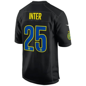 Maillot de joueur Inter Milan Homme Noir 2025/26