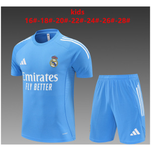 Maillot d’entraînement court bleu Real Madrid Enfants 2025/26