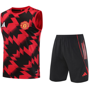 Débardeur Homme Manchester United Rouge – Noir 2025/26