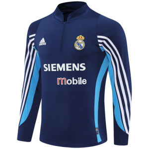 Haut d’entraînement rétro pour hommes du Real Madrid Royal 2003/04