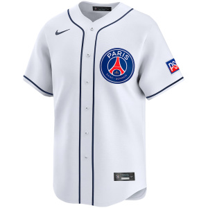 Maillot PSG Dri-FIT ADV MLB Édition Limitée Homme Blanc 2025/26