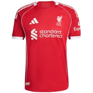 Maillot Homme Liverpool Domicile Authentique 2025/26 – joueur