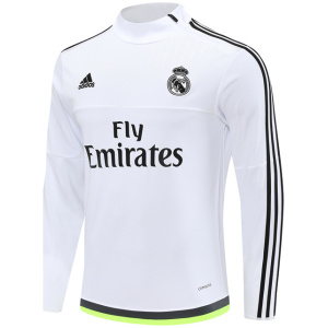 Haut d’entraînement rétro Real Madrid pour homme blanc 2015/16