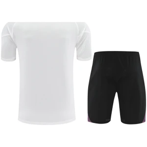 Tenue d’entraînement courte Manchester United pour hommes blanche 2025/26