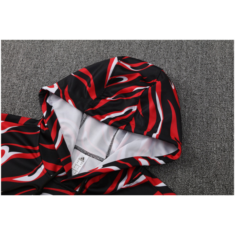 Sweat à capuche et pantalon de survêtement d’entraînement Manchester United Homme Rouge Feu 2025/26