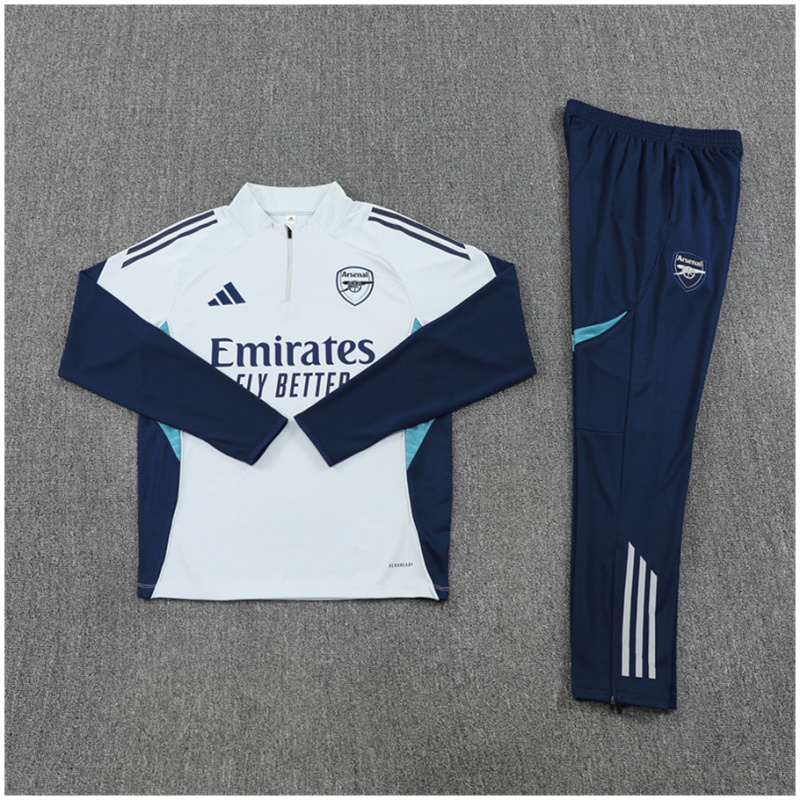 Tenue d’entraînement Arsenal enfants gris clair 2025/26